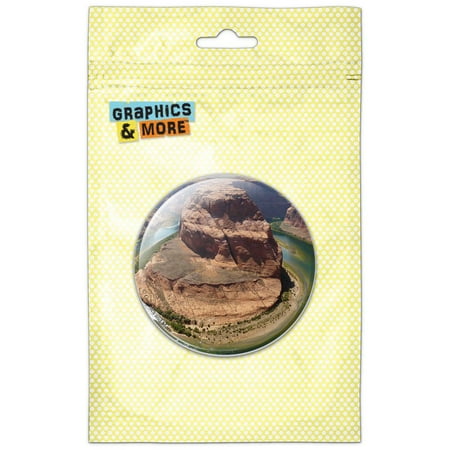 Horseshoe Pen - Horseshoe Bend Arizona Colorado River Pinback Button Pin Badge
