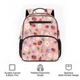 thumbnail image 6 of Pzuqiu Ladybug FloralToddler Backpack for Girls 2-4 Mini Kids School Bag with Front Pocket Preschool Small Girls Bookbag for Kindergarten School Supplies, 6 of 7