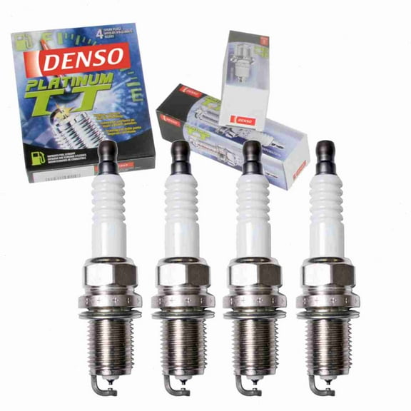 4 pc DENSO Platinum TT Spark Plugs compatible with Scion xB 1.5L 2.4L L4 2004-2015
