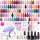 thumbnail image 1 of Kit de esmaltes de uñas en gel Beetles Gel con luz UV, juego de 68 piezas, 1 of 8