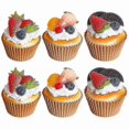 thumbnail image 2 of Realistic Artificial Cake Set - 6 Pieces Fake Dessert Props For Display, 2 of 2