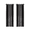 Black, variant on LANTINGSHENG Thermal Insulated Black Gradient Color Grommet Top 100% Blackout Curtain for Living Room and Bedroom, 56" x 84" 2 Panels
