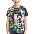 thumbnail image 3 of My Hero Academia Izuku Midoriya Kids T-Shirt 3d Printed Graphic T-Shirts Boys And Girls Short Sleeve Shirts For Youth Kids Small, 3 of 7