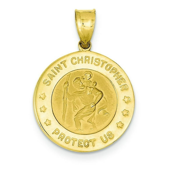 gold saint christopher pendants