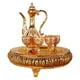 thumbnail image 5 of Juego de cafetera para el hogar con tazas y bandeja, juego de servicio de té para mesa de comedor de vacaciones, dormitorio Dorado Macarena Jarra de bebidas, 5 of 5