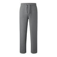 thumbnail image 3 of Kiijoy Teen Boys Straight Leg Sweatpants Elastic Waist Athletic Joggers Pants, Sizes 13-14, 3 of 6