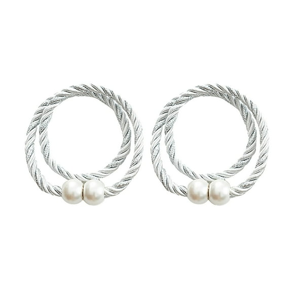 Strong Curtain Tiebacks Modern Style Drape Holdbacks Convenient Decorative Weave Rope for Home and Window Draperies