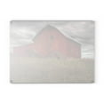 thumbnail image 3 of U R There Photography Horton Hilltop Red I Rustic Farmhouse Tempered-Glass Cutting Board 8"x 11", 3 of 8