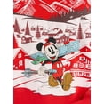 thumbnail image 4 of Disney Mickey Mouse Apres Ski Men's and Big Men's Graphic Hoodie Emboridered Sweatshirt, Sizes S-3XL, 4 of 5