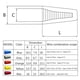 thumbnail image 3 of Moyic Paquete de 158 conectores de cable, cubierta de tuerca giratoria, tapa de terminal de tornillo, accesorios de crimpado de cableado Electrónica miscelánea, 3 of 6