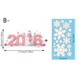 thumbnail image 3 of 2026 Christmas Window Clings, New Years Eve Window Decorations,Light Blue Snowflake Ice DIY Double-Sided Window Stickers Suitable for Windows Glass Door Home Office, 3 of 4