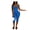royal blue, variant on Women Polka Dot Halter Jumpsuit, Corset Zip Waist Cinched Capri Pants Summer Outfit