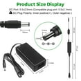 thumbnail image 2 of 12V 6A Power Supply Adapter - AC Adapter 100-240V 50 60HZ DC 12 Volt 6A 72W Power Converter Transformer Charger 6amp 5.5mm x 2.5mm DC Plug for LED Strips Lighting, Router CCTV Camera, 2 of 7