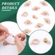 thumbnail image 2 of 12Pcs 201 Stainless Steel Snap Clasps Rose Gold 15.5x9x5mm Hole: 1.5mm, 2 of 6