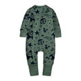 thumbnail image 2 of Emy Dola Baby Footless Pajamas Cotton Unisex Infant Zipper Romper with Mitten Cuffs Sleep Play PJS Long Sleeve Jumpsuits, 2 of 5