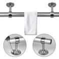 thumbnail image 5 of Ceiling Bracket for Curtain Rod, 4 Pieces Stainless Steel Hanging Rod Bracket, Curtain Rod Bracket, Hanging Rod Bracket, 5 of 5