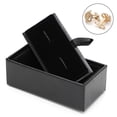 thumbnail image 4 of XISAOK Watch Cufflink for Case & Ring Storage Organizer Men's Jewelry Box Father's Day, 4 of 11