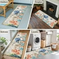 thumbnail image 6 of Coastal Sea Turtle Runner Rug 2x6 FT,Non Slip Hallway Carpet,Rustic Vintage Nautical Starfish Coral Washable Soft Floor Carpet Throw Runner Carpet Long Rug for Entryway Kitchen Bedside Sliding Door, 6 of 9