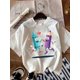 thumbnail image 3 of Girls & Boys Cartoon Crayons Cotton Graphic Tees, Back To School Clothes Girls, Black Vibrant Fun Summer Shirts With Crayon Characters, Gift For First Day of School, Round Neck Short Sleeve T-Shi, 3 of 7