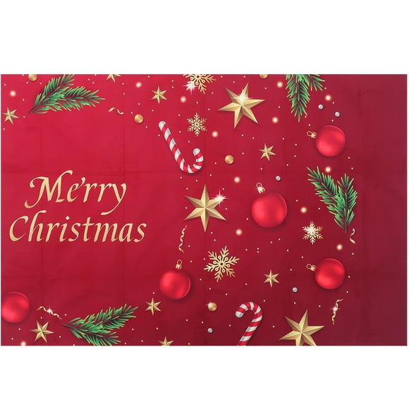 CIMAXIC christmas Christmas Themed Background Cloth Christmas Backdrop Xmas Decorations Home Decoration,47.24"X31.5"X0.04"