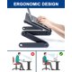 thumbnail image 2 of Soporte de escritorio plegable para computadora portátil YONGSHENG con ventiladores dobles negro, 2 of 4