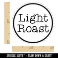 thumbnail image 2 of Light Roast Coffee Label Self-Inking Rubber Stamp Ink Stamper - Purple Ink - Mini 1/2 Inch, 2 of 7