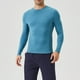 thumbnail image 1 of pstuiky camisas de manga larga para hombre, Camisa deportiva de manga larga con cuello redondo, ligera, transpirable y de color liso con cremallera para hombre top de hombre xl, 1 of 6