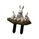 thumbnail image 4 of Easters Rabbits Egg Patid Estaca decorativa de jardín de 2D Decoración de decoración de la placa impermeable para el agua Decoración para el, 4 of 8