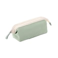 thumbnail image 2 of BESEW7 Wide Open Pencil Case Big Capacity Pencil Pouch Portable Pen Holder with Handle for Adults Travel Cosmetic Bag Light Green, 2 of 8