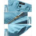 thumbnail image 4 of Pantalones para Hombre Ajustados de Corte Recto y Bajo Entallado Azul Marino Talle 34, 4 of 5