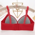 thumbnail image 5 of Bigersell Tank Tops Bra Woman Sports Bra without Underwires Everyday Bras Vest Lingerie Underwear Short Size Sports Bra for Female Girls, Style 13085, Red 40B, 5 of 5
