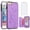 Purple, variant on Asuwish Compatible with iPhone 6 6s Wallet Phone Case Tempered Glass Screen Protector and Flower PU Leather Card Holder Stand Cell Cover for iPhone6 Six i6 S iPhone6s i Phone6s Phone6 6a S6 6SE Blue