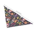 thumbnail image 3 of Naloa Daisies Flowers Dog Bandanas 1PC Washable Triangle Dog Scarfs Premium Durable Fabric, for Small Medium Large Dogs and Cats, 3 of 6