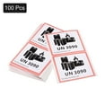 thumbnail image 3 of Etiquetas de batería Uxcell Rectangulares UN3090 para advertencia de envío 100paquete, 3 of 5