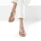 thumbnail image 4 of Sandalias Gladiador con Tira Brillantes para Mujer DREAM PAIRS Nude Talla 5.5, 4 of 5