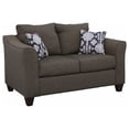 thumbnail image 5 of Salizar 2-piece Upholstered Flared Arm Sofa Set Charcoal Grey, 5 of 11