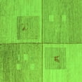 thumbnail image 1 of Ahgly Company Indoor Square Abstract Green Modern Area Rugs, 8' Square, 1 of 4