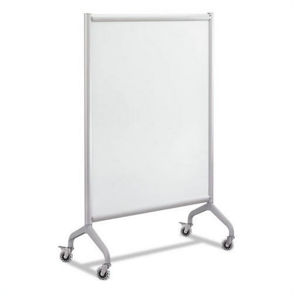 Safco Products 2014WBS 54 x 36 in. Rumba Full Panel Whiteboard Collaboration Screen, White & Gray