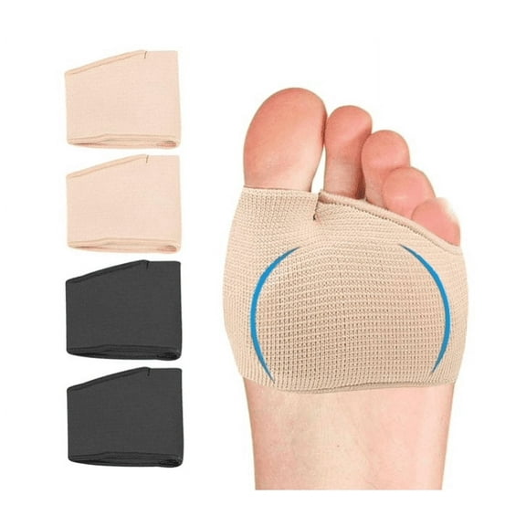 Metatarsal Pads for Men and Women for Ball of Feet Metatarsal Foot Pads for Pain Relief Honeycomb Fabric Forefoot Pads,Fabric Sleeves with Gel Inserts (2 Pairs) - Topboutique