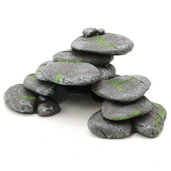 Fish Tank Aquarium Rocks For Fish Tank Underwater Landscape Aquarium Mountain View Ornament for Fish Shrimp Hiding Aquarium Ornament