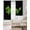Green, variant on Dragon Flames Black Out Curtains 63 Inch Long, Room Darkening Draperies Curtains Panels, Orange Dragons Abstract Modern Art Thermal Insulated Curtain for Bedroom Living Room 52"x63" 2 Panels