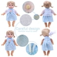 thumbnail image 3 of Girl Doll Clothes and Accessories 12 Sets Doll Clothes for 12 Inch Dolls Alive-Baby Doll Clothes Dress Pajamas Swimsuits Lovely Baby Doll Outfits Accessories for Christmas Birthday for Little Girl, 3 of 4
