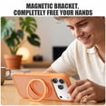 thumbnail image 6 of Magnetic for Apple iPhone 15 Case with Ring Stand, Fits MagSafe Ring, Military-Grade Drop Protection, Build in Kickstand,Slim Matte Finish Shockproof Phone Cover for iPhone 15 6.1'', 6 of 7