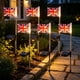 thumbnail image 1 of Lámpara solar LED para jardín con forma de bandera para decoración de césped | Iluminación exterior patriótica para jardín, patio y camino, 1 of 5