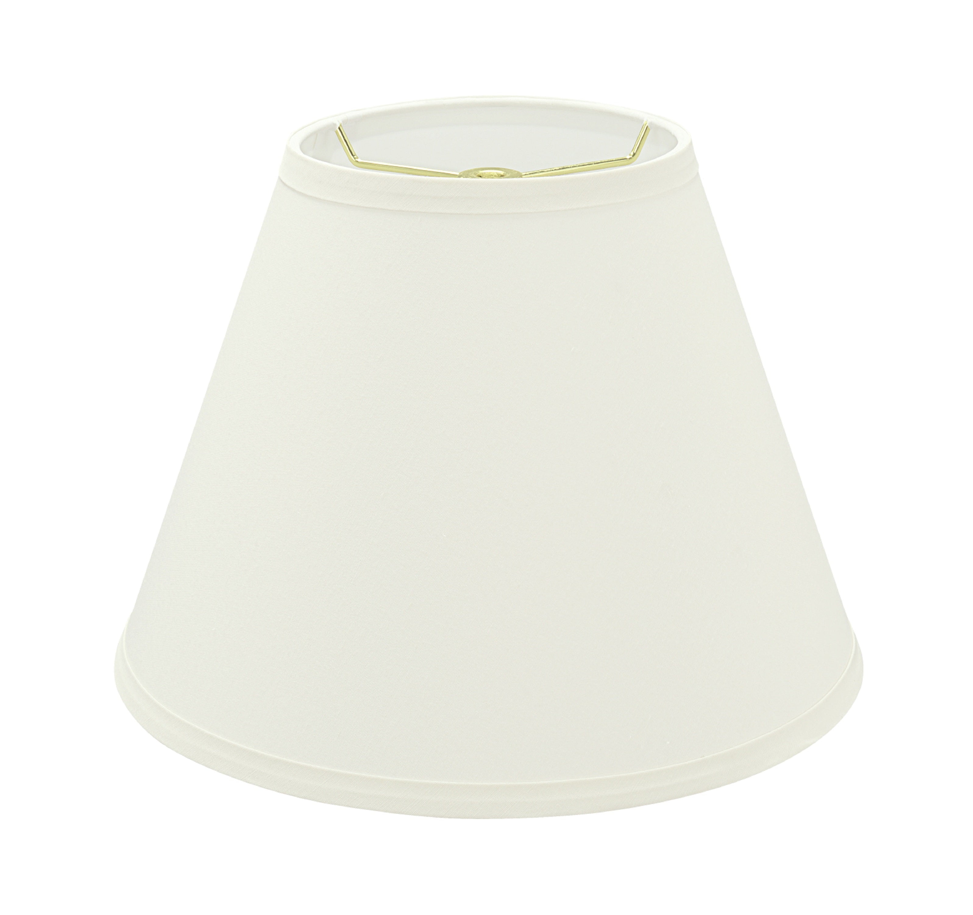 Aspen Creative 32627 Transitional Hardback Empire Shaped Spider Construction Lamp Shade in Ivory, 12" wide (6" x 12" x 9")