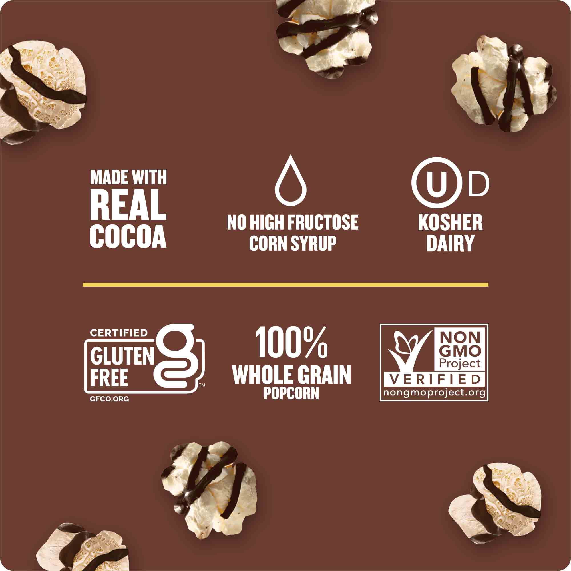 (2 pack) Angie's BOOMCHICKAPOP Dark Chocolate Flavored Kettle Corn, 5.5 oz.