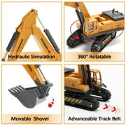 JoyStone Construction Vehicles Boys Toy Playsets, Crane Truck Excavator Crane Dump Truck Toy Car Sets Gift for Kids Toddlers