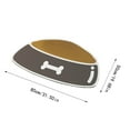 Dog And Cat Bowl Mat For Food And Water Dry Rubber Easy Clean And No