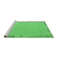 thumbnail image 2 of Ahgly Company Machine Washable Indoor Square Abstract Emerald Green Modern Area Rugs, 6' Square, 2 of 4