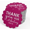 thumbnail image 4 of Inkdotpot Pack Of 50 Real Silver Foil Paper Tags Thank You For Celebrating With Us Bridal Shower-Baby Shower-Retirement-Wedding-Birthday Favor Hang Tags, 4 of 7
